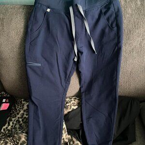 Figs Blue Joggers with Athletic Fit